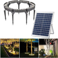 Garden Solar Lights LED Solar Landscape Spotlights for Big Tree Outdoor Ring Tree Light Made to Last(Purple LightPack of 7)