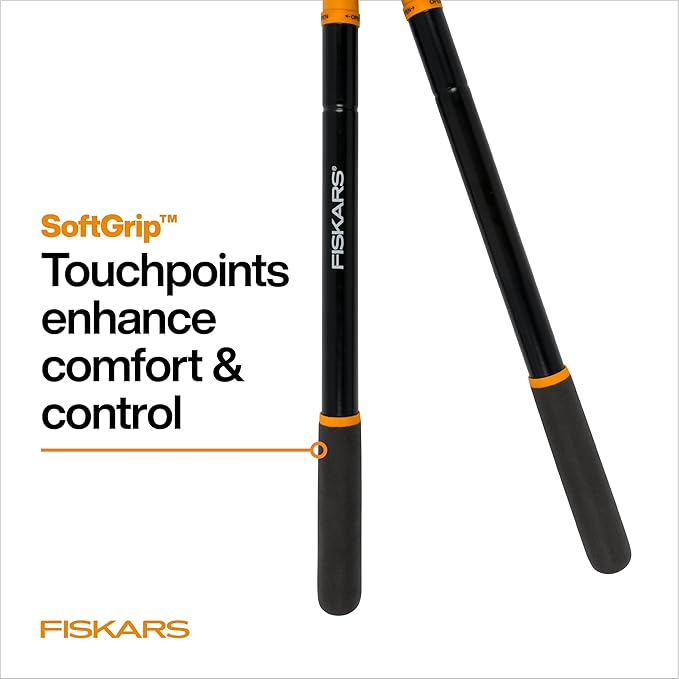 Fiskars Loppers for Tree Trimming Heavy Duty with Extendable Handle (24.5-37 Range) Sharp Bypass Steel Blade Tree Branch Cutter up to 1.5-Inch Diameter Cut Capacity
