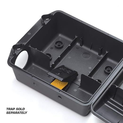 Tomcat Rodent Station Each Box Includes 1 Rodent Station with 4 Bait Securing Rods and 1 Security Key Use Indoors or Outdoors 2-Pack