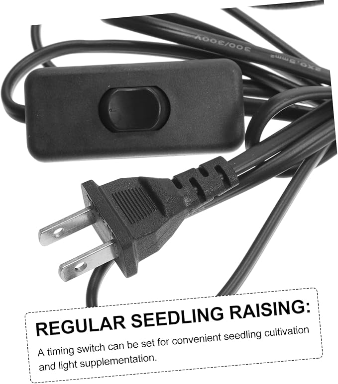 Toyvian 1set Led Plant Growth Light Chain Led Dimmable Hanging Lights for Indoor Gardening