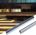 Led Landscape Lights - Outdoor Buried Lights Stainless Steel Panel Rectangle Floor Ground Light Ip67 Waterproof Recessed Spotlight For Patio Step Walkway Easy Instal-Warm White Color-36W520MM