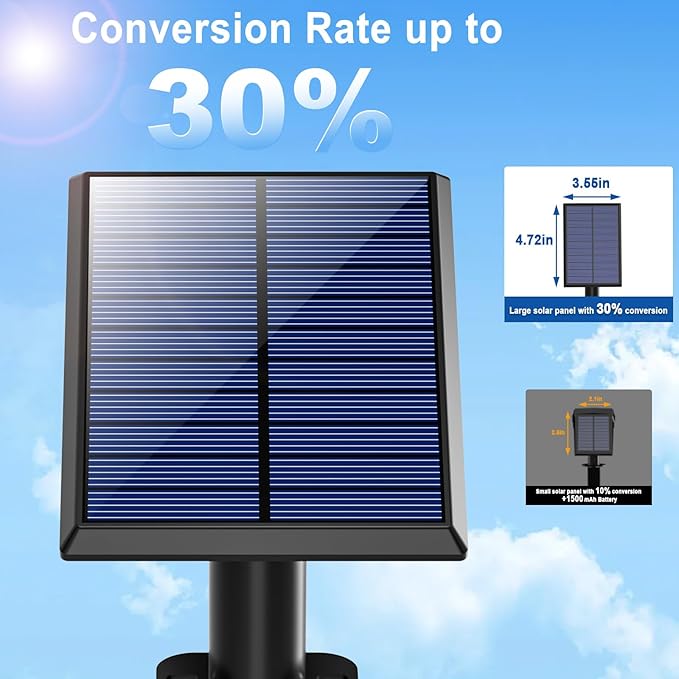 WELALO Solar Spot Lights Outdoor 16 Pack