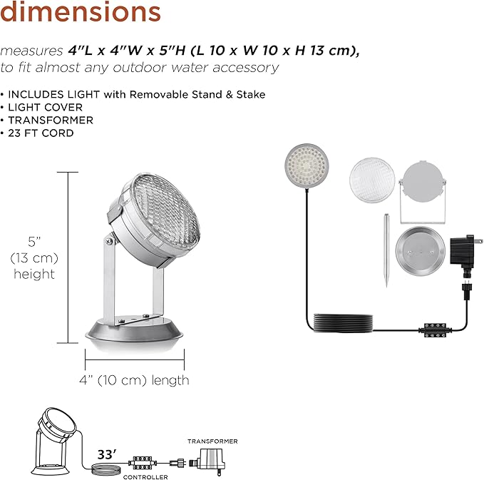 Alpine Corporation Outdoor 72 Count Super Bright LED Lights with Transformer and Inline Controller