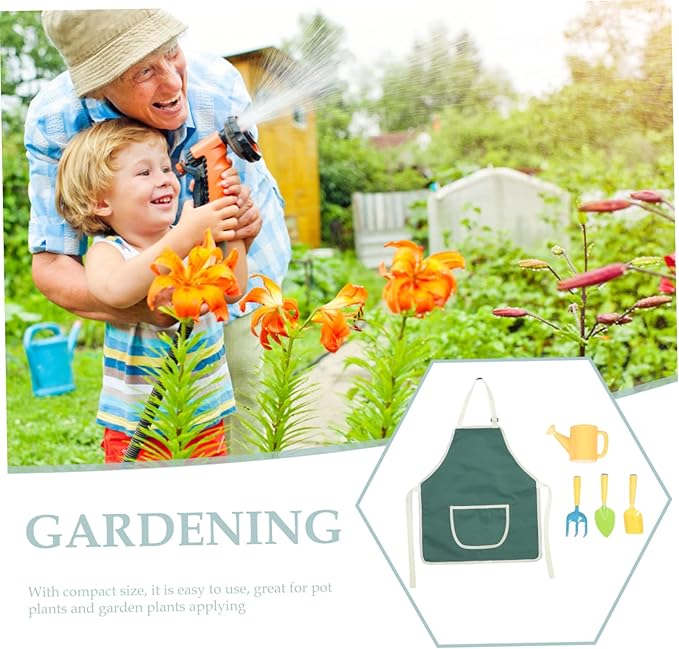 Milisten Boy Girl's Garden Tool Set Boys and Girls Plant Growing Kit and Gardening Tools