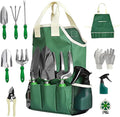 Gardening Tool Set 11-Piece Heavy Duty Stainless Steel Garden Tool Set with Handbag Gardening Hand Tools for Adults and Kids