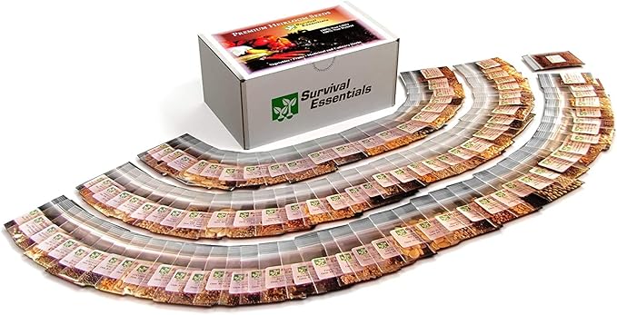 Garden Heirloom Seed Vault 100 Variety Over 17500 Vegetable Fruit and Herbs Seeds Non-GMO Non-Hybrid Plus Free Microgreens Kit