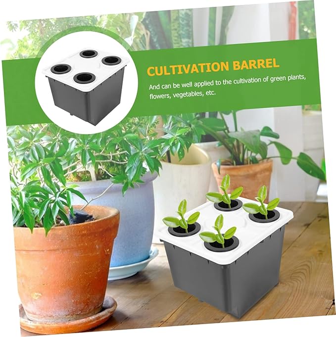 Soilless Cultivation Bucket Hydroponics Plant Growth Basket for Greenhouse Vegetable Cultivation Durable Design for Indoor Gardening and Automatic Watering Systems