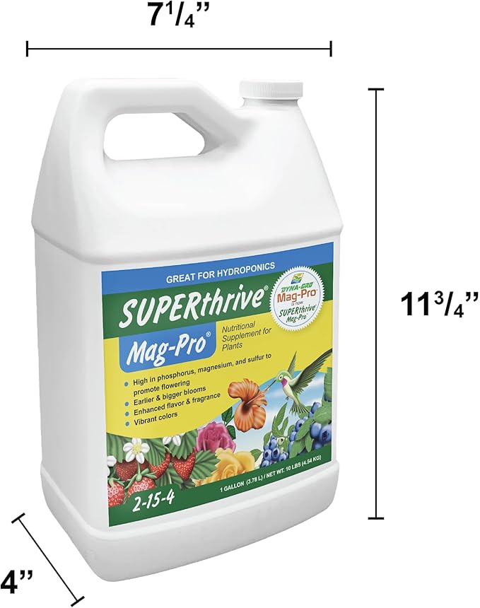 Dyna-Gro DYMAG100 Mag Pro Nutritional Suppliment 2-15-4 1 Gallon