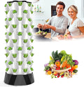 Hydroponics Tower Indoor Garden Hydroponic Growing Hydroponic Tower Garden Vertical Planter Tower Hydroponics Growing Kit for Indoor Garden - Fruits &amp Vegetables10Layers