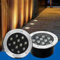 LED Ground Landscape Lamp - Round Waterproof Recessed Spotlight for Garden and Yard Lighting