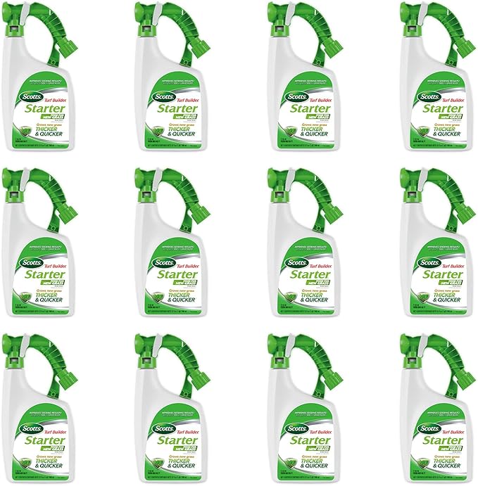 Scotts Turf Builder Starter Food for New Grass Ready-Spray Lawn Fertilizer 32 fl. oz. (12-Pack)