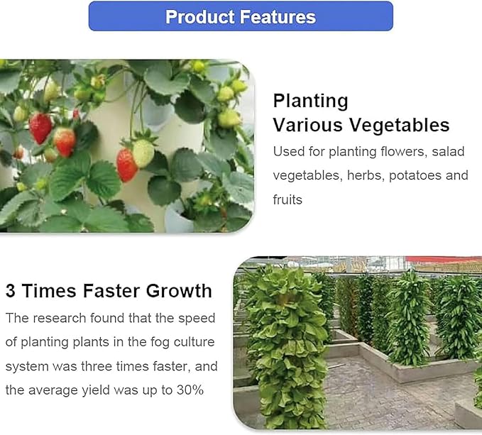 Hydroponic Culture 30 Vertical Hydroponic Tower Interior Garden Smart Kit