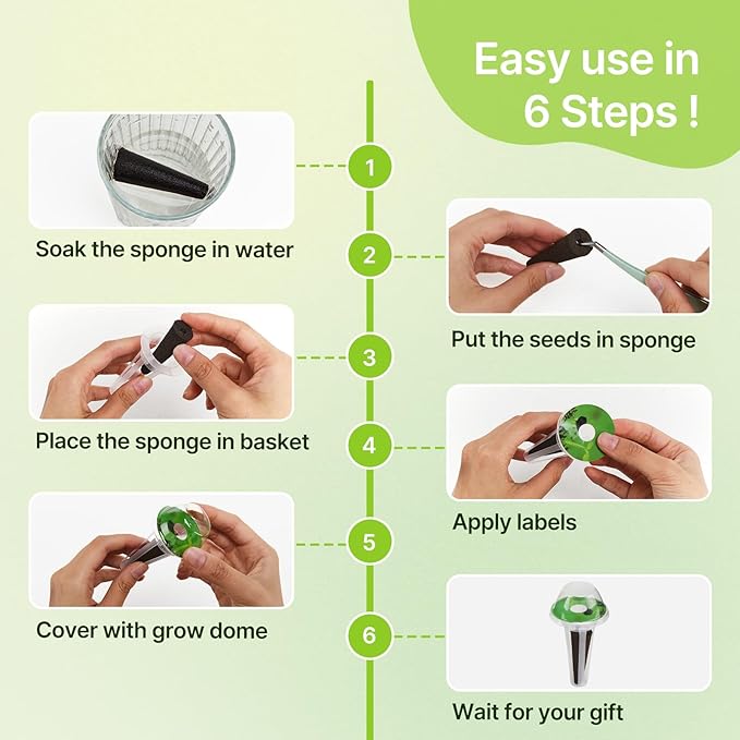 SUNCOZE Hydroponics Growing System Kit 12 Pods &amp 160pcs Hydroponic Pods Supplies