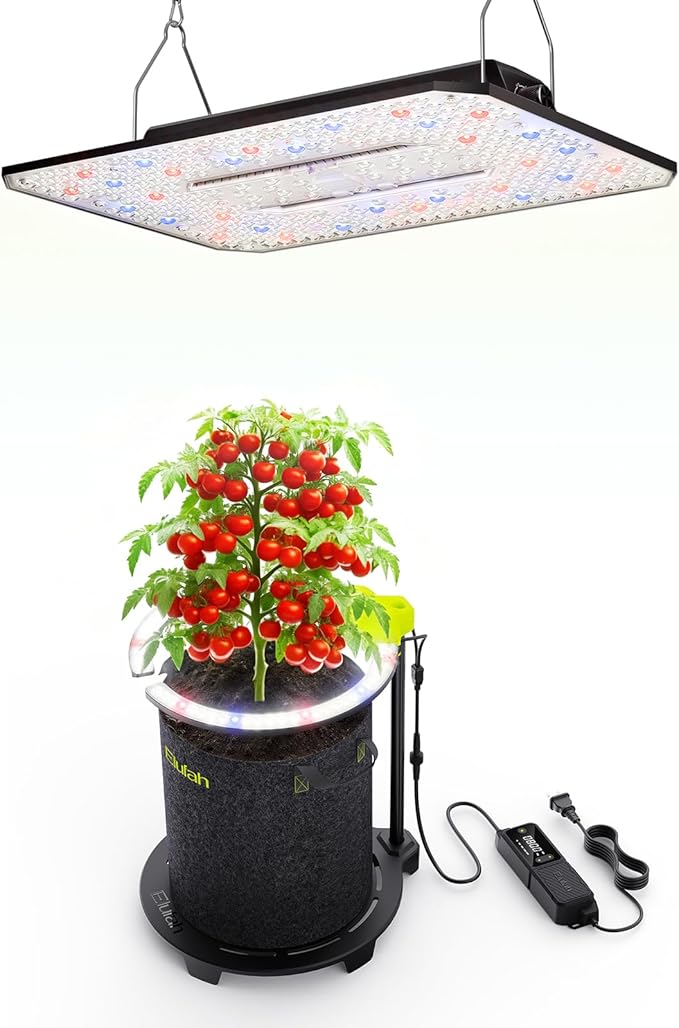 LED Grow Light Kit for Seed Start and Vegetable UAP1200 120W Grow Light and Saturn240 24W Under-Canopy Grow Lights for 2x2ft/3x3ft Grow Tent