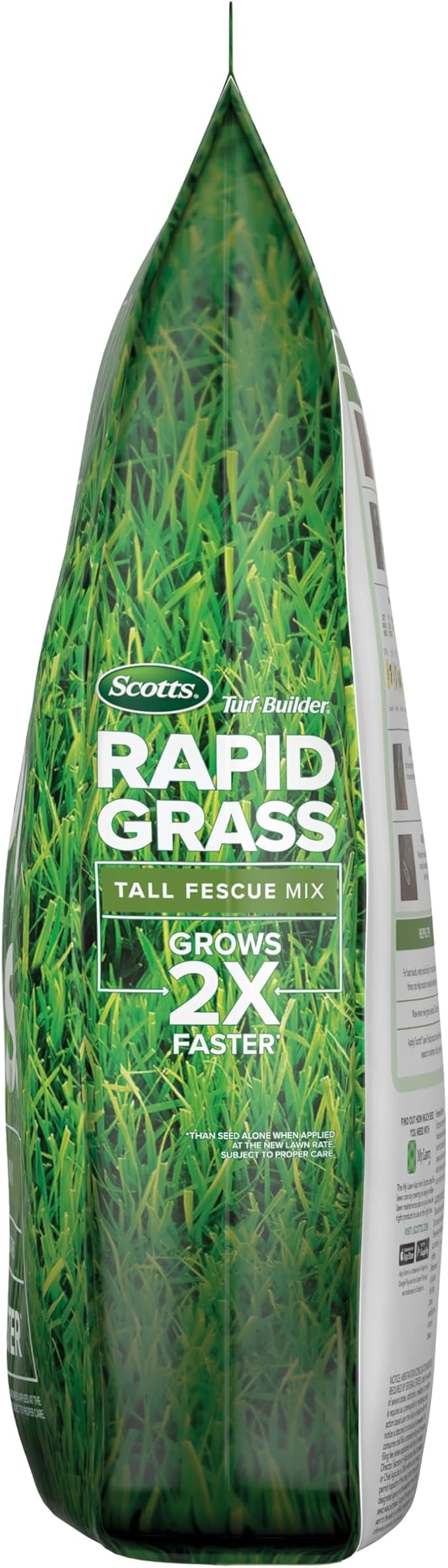 Scotts Turf Builder Rapid Grass Tall Fescue Mix - Combination Grass Seed and Fertilizer for Lawns Lawn Seed That Grows in Just Weeks 16 lbs.
