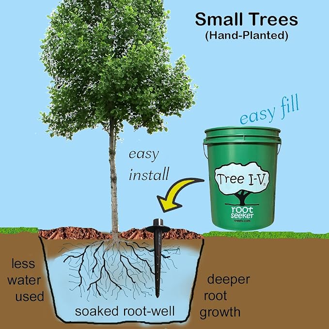 Tree I-V 12-pk Fill &amp Haul Root Feeder | Plug &amp Lid for Remote Trees