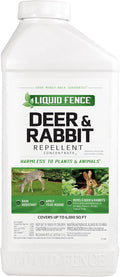 Liquid Fence Deer And Rabbit Repellent Concentrate 40 Ounces Apply Year-Round 6 Pack