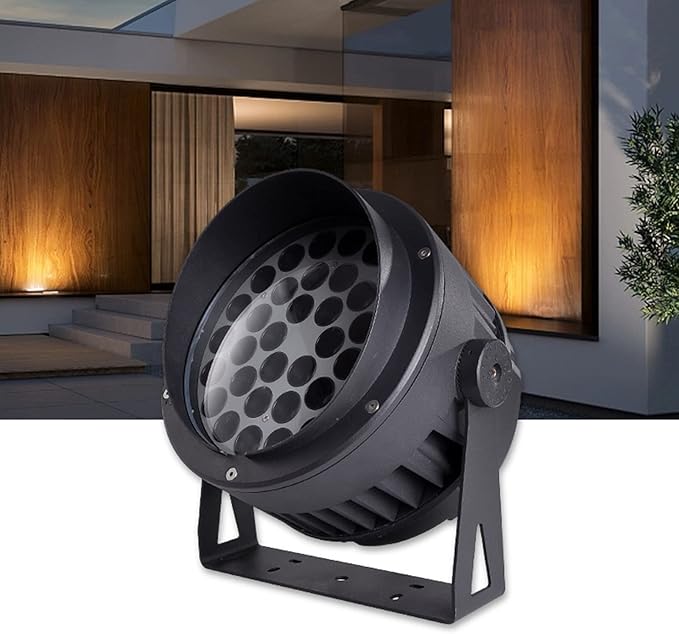 Garden Spotlights LED Landscape Lights IP65 Waterproof AC85-265V Rotate Spot Light for Outdoor Patio Walkway Decorative Lamp(White36W)