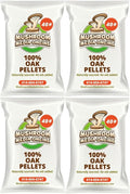 Premium 100% Oak Pellets – Pure Hardwood Substrate for Mushroom Cultivation | Ideal for Shiitake Oyster Reishi &amp More (160 Pounds)