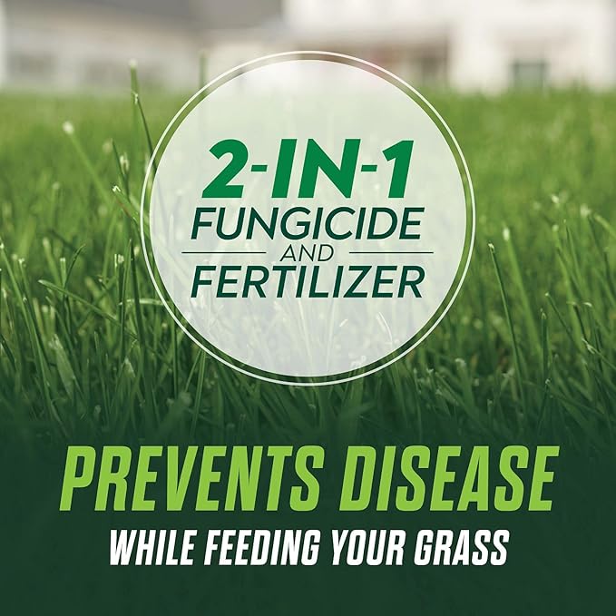 Scotts Turf Builder Healthy Plus Lawn Food 2-in-1 Fungicide and Fertilizer Helps Grass Withstand Summer Stress 4000 sq. ft. 13.70 lbs.