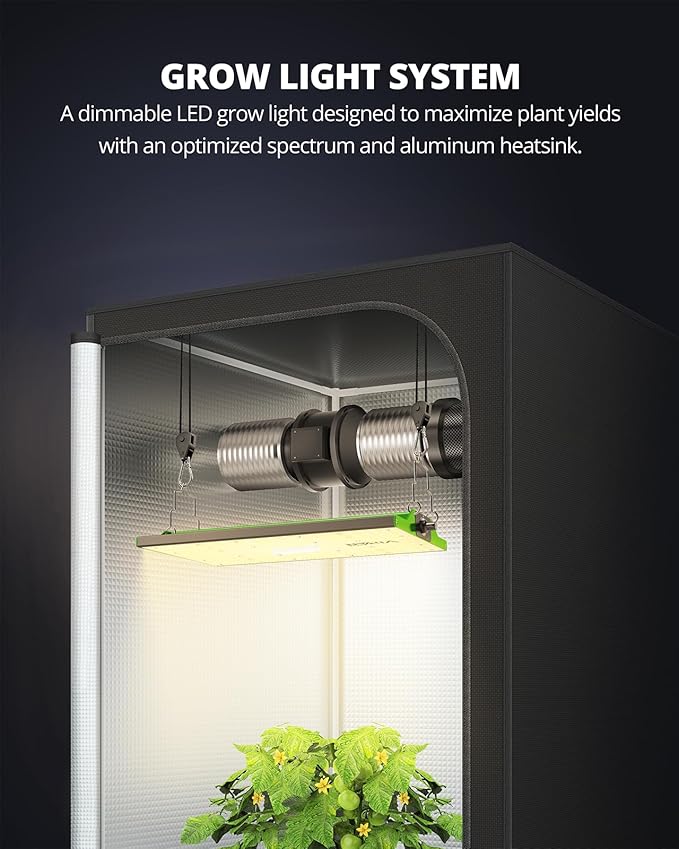 VIPARSPECTRA P700 Grow Light 70 Watt Dimmable Full Spectrum Plant Light LED Grow Lights for Indoor Plants Seed Starting Seedlings Vegetable11000 Lumens Small Hanging Growing Lamp for 2x2 Grow Tent