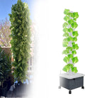 Hydroponic Tower Aquaponics Grow System Hydroponic Growing System Kits 45-Hole Plant Machine Vertical Hydroponics for Home Kitchen Gardening Fruit and Vegetables