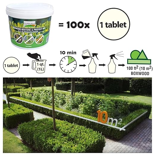 TOPBUXUS Boxwood Restore &amp Protect Mix - 10 tabs for 1000 sq. ft.