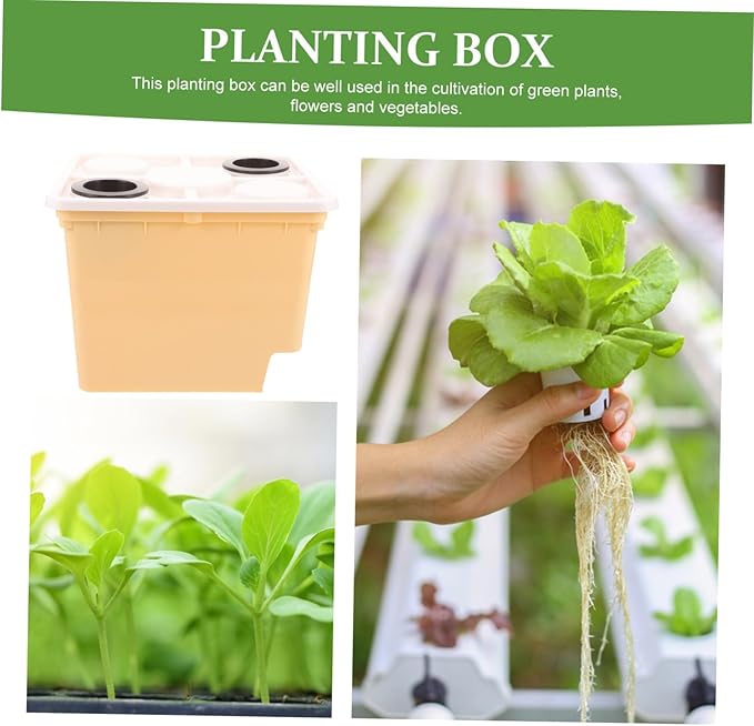 BESPORTBLE Hydroponic Planting Bucket Extra Greenhouse Vegetable Fruit Seedling Pots