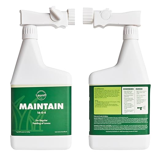 Lawnifi New Lawn Starter Box 3 Bottles of Liquid Fertilizer - Grow x2 Maintain x1