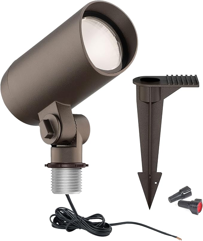 WAC Limited Landscape Lighting 12V Accent and Spot Light 30 Degree Narrow Beam Angle with 5-CCT Selectable in Bronze