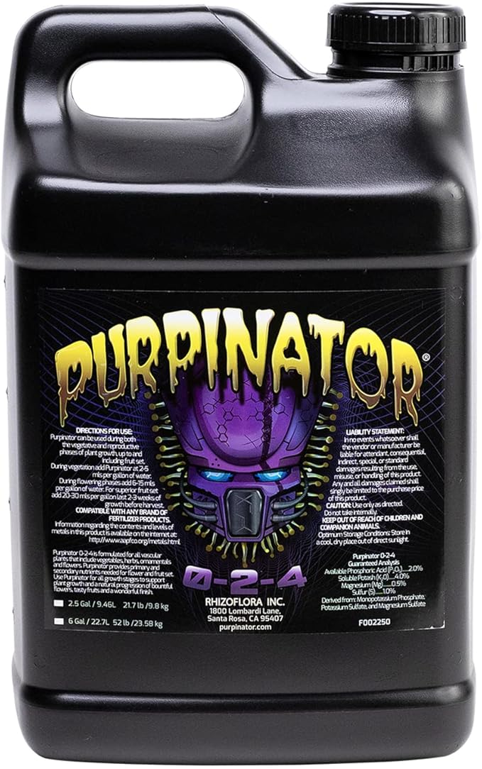 Liquid Nutrient Additive for Flowering and Fruiting Plants For Use in Hydroponics and Soil 2.5 gal.