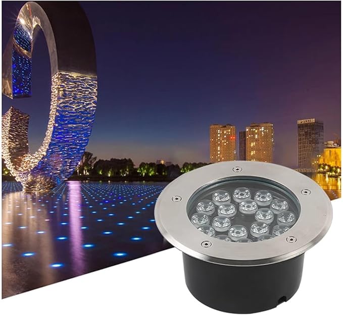 Buried Lights IP66 Waterproof Recessed Spotlight AC85-110V for Garden Pathway Patio Step Deck Landscape Lighting