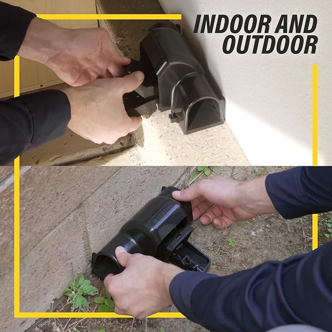 TRATPER Rat and Chipmunk Traps. Prevents Accidental Triggering with Dual Tunneled Design. Covered Snap Traps for Humane Kill Reusable Pest Control for Rats Indoor &amp Outdoor Use. 4 Pack