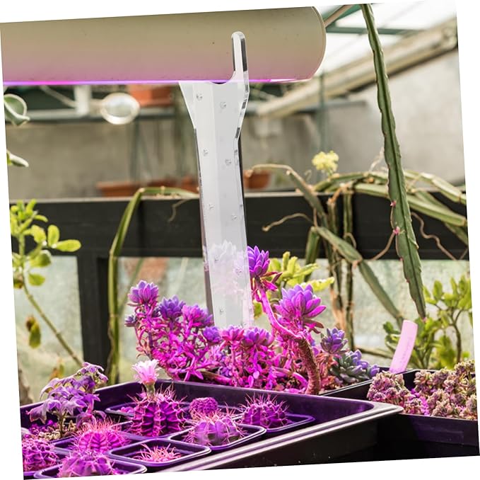 Vertical Grow Light Stand for Indoor Plants Acrylic Rack for Succulent Growth Easy to Install Sturdy Support for Greenhouse Plants