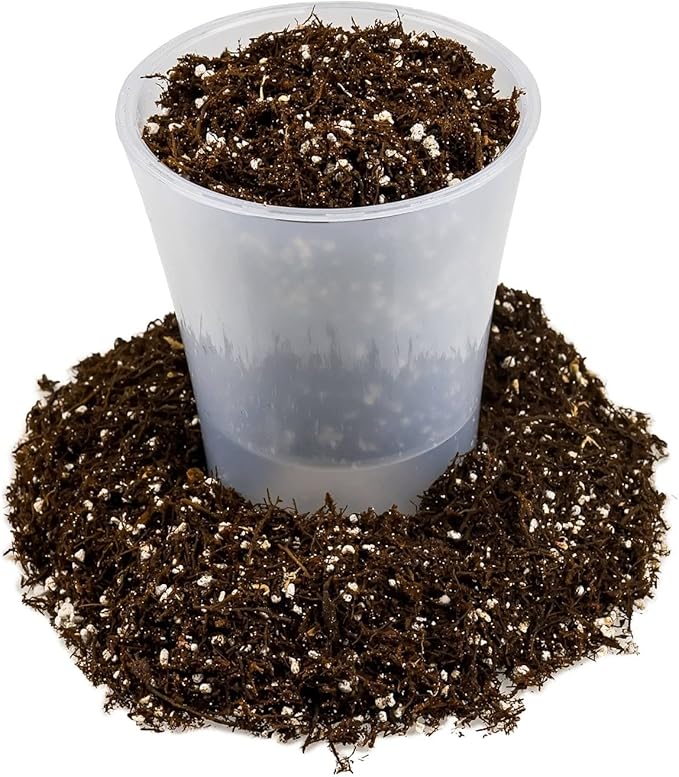 Gardenera Premium Organic Potting Soil Succulent &amp Cactus Soil Mix Fast Draining Pre-Mixed Blend - Horticultural Perlite (25%) + Peat Moss (75%) - Made in USA - 3 Quart