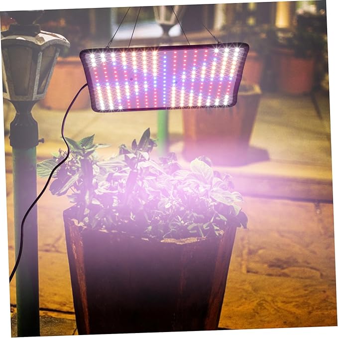 Hanging Led Plant Grow Light with Color Modes Dimmable Brightness and Durable Design for Indoor Plants Compatible with Us Plug