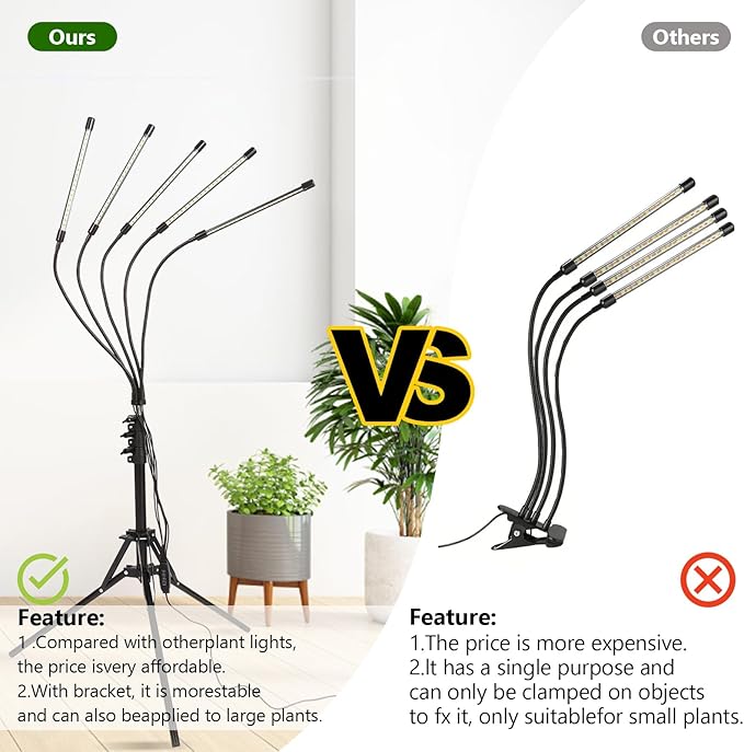 Plant Growth lamp (5 Heads)