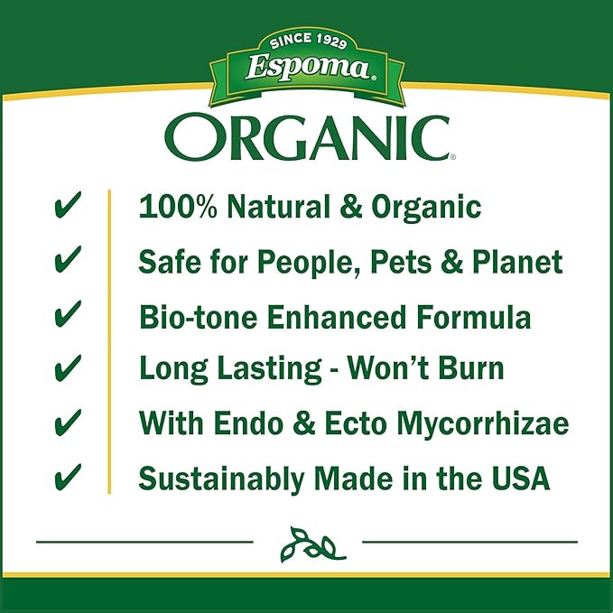 Espoma Organic Bio-Tone Starter Plus 4-3-3 Natural &amp Organic Starter Plant Food with Both Endo &amp Ecto Mycorrhizae 4 lb. Bag The Ultimate Starter Plant Food - Pack of 4