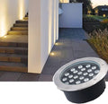 Underground Light LED - Round Ground Lighting Path Light AC IP67 Waterproof Recessed Spotlight Garden Landscape Courtyard Underground Lights Floor Lamp for Yellow 9W