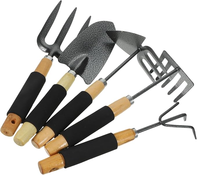 BESPORTBLE 1 Set Tools Garden Rake for Gardening Hand Rake Garden Tool Tools for Kids Shovels for Gardening Kits for Kids Home Tool Kit Stainless Steel Hoe Thicken