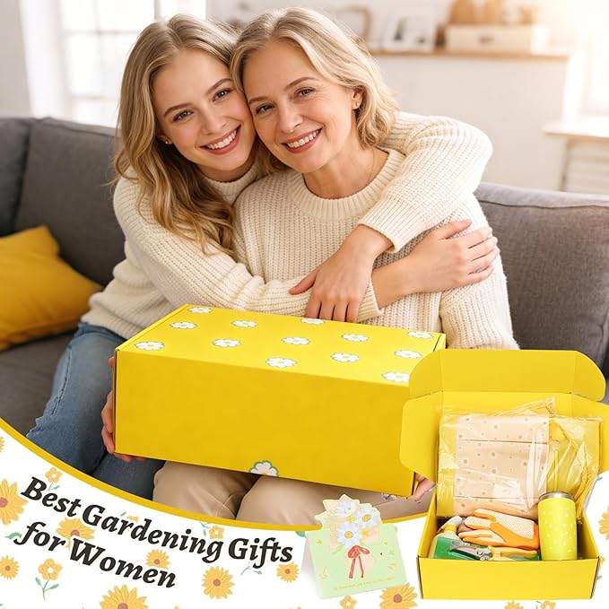 Gardening Tools for WomenGardening Gifts for Women19 PCS Daisy Garden Tools Set Kit with Garden Tool BagHeavy Duty Gardening Hand ToolsMother's Day Birthday for Gardener Mom Grandma Aunt
