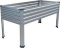 Galvanized Raised Garden Bed with Legs48×24×30in Elevated Planter Box for BackyardOutdoor Garden Patio Balcony 350lb CapacitySilver