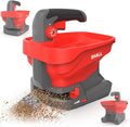 SHALL Battery Powered Fertilizer Spreader 7.2V Rechargeable Seed Spreader for Salt De-Icer Earth Food Grass Seed 8-Level Settings and 3.3L Large Capacity Spreading up to 6458 sq.ft