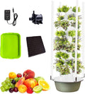 Vertical Hydroponics Garden Tower Hydroponic Growing System Indoor Vertical Garden Planter Smart Herb Garden with Timing Automatic Watering for Home Indoor Gardening System9Layer