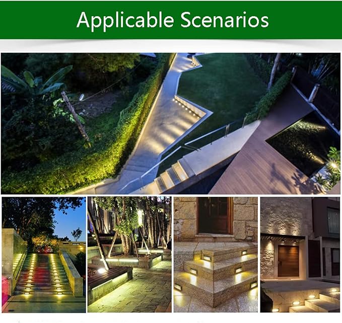 Outdoor Underground Light Long Strip Spotlight IP66 Waterproof LED Garden Buried Light AC85-110V for Driveway Patio Driveway Step Villa Landscape Lighting
