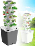 4/5/6 Floors - Hydroponic Culture for Garden with Hydroponic Tower Hydroponic Tower for Plants - with Hydration Herbal Timer Fruits Vegetables Whi