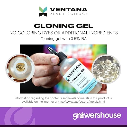 Rapid Rooter Propagation Kit: 4 oz/118ml VPS Cloning Gel &amp 50 Rapid Rooter Starter Plugs