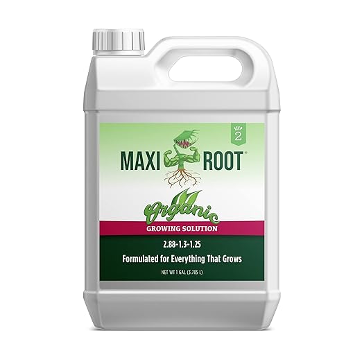 Organic Growing Fertilizer 1 Gal CDFA Organic Registered. Plant Care Fertilizer for Vegetable Gardens Like Tomato Cucumber Squash Beans and All Other Plants