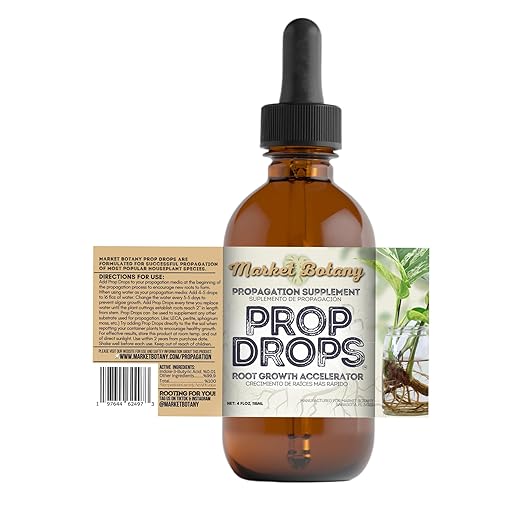 Prop Drops by Market Botany | 2-Pack Propagation Plant Drops (2X 4oz) | Promote Root Growth &amp Prevent Repot Shock