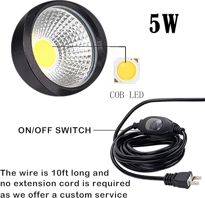 Outdoor LED Spotlight Timer Waterproof Bright Flag Light with Spiked Stand Landscape Automatic Mini Lawn Lamp 5W Graden Light Lawn Decorative Lamp with Plug Courtyard Front Yard Warm White